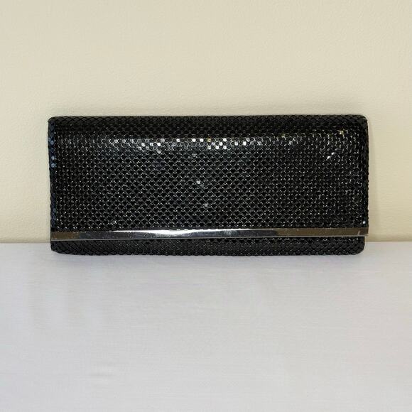 Jessica McClintock Evening Bag | Black Paillette | Dressy Clutch Handbag | NWT - Picture 3 of 9